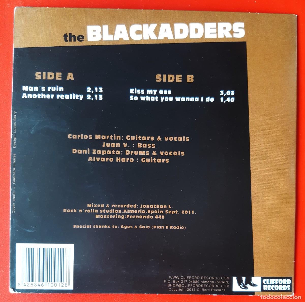 Discos de vinilo: THE BLACKADDERS - HOLY SHIT! HERE ARE... 7&rdquo; - Foto 2