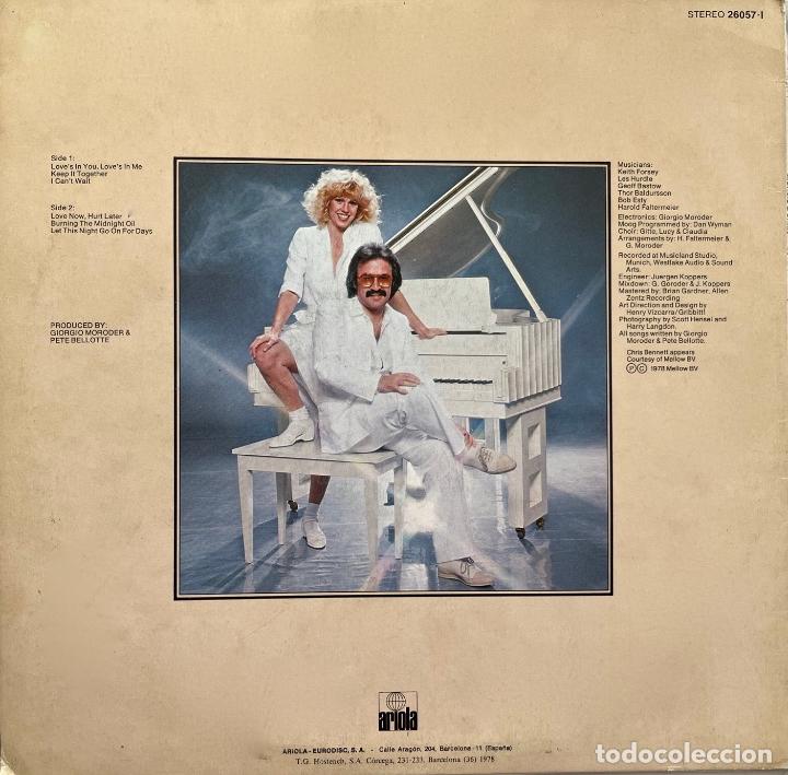 Discos de vinilo: GIORGIO MORODER, GIORGIO AND CHRIS. LP ORIGINAL ESPA&Ntilde;A 1978 - Foto 2