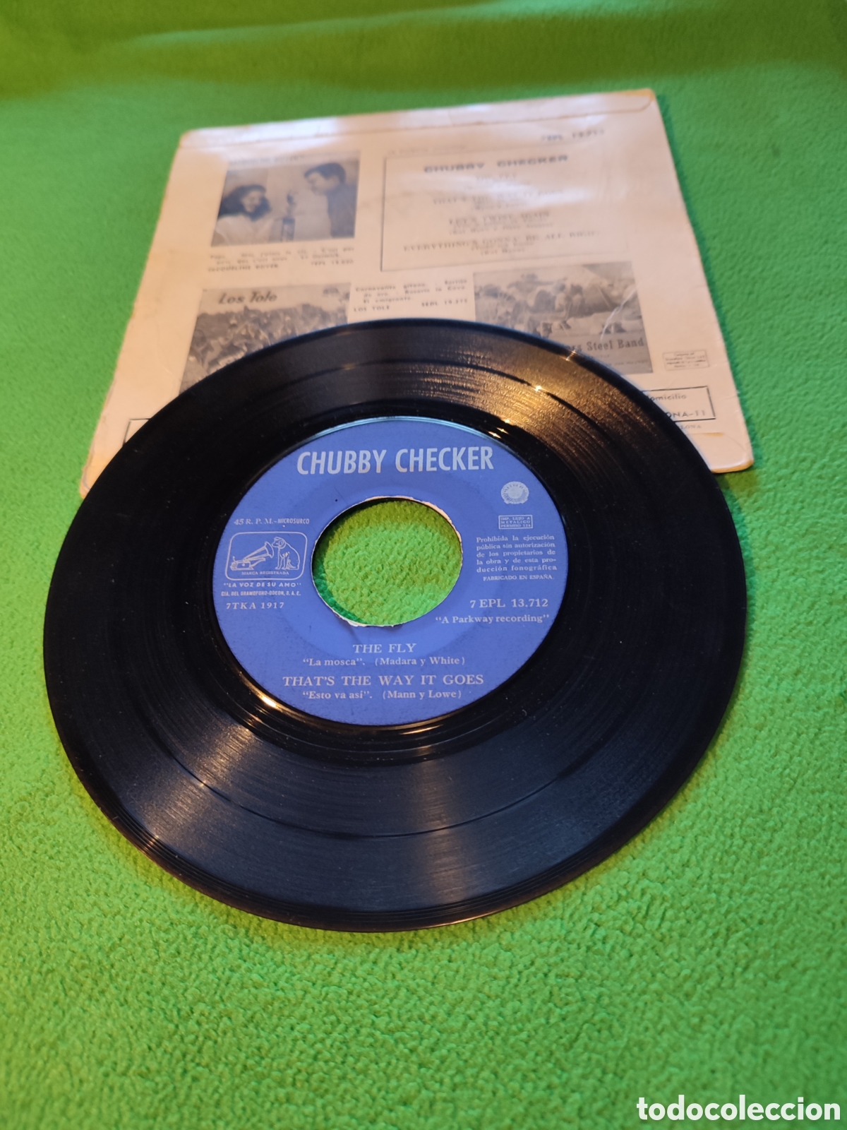 Discos de vinilo: Chubby Checker - The Fly + 3 - Foto 2