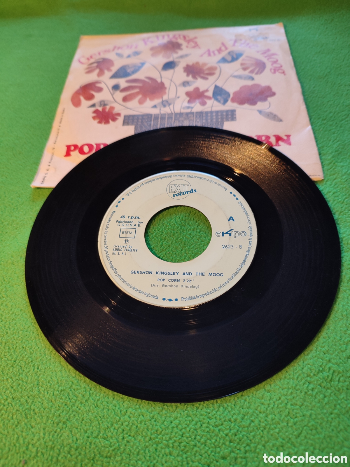 Discos de vinilo: Gershon Kingsley and The Moog - Pop Corn - Foto 2