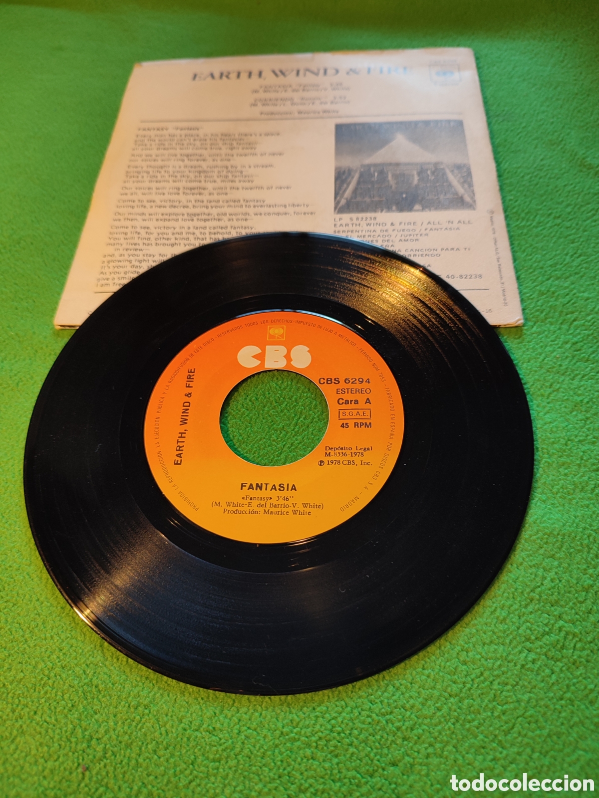Discos de vinilo: Earth, Wind, & Fire - Fantas&iacute;a - Foto 2