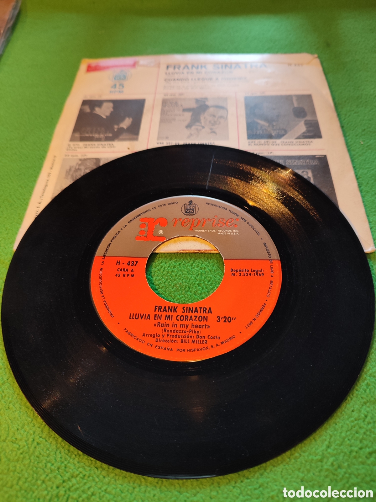 Discos de vinilo: Frank Sinatra - Lluvia en mi coraz&oacute;n - Foto 2