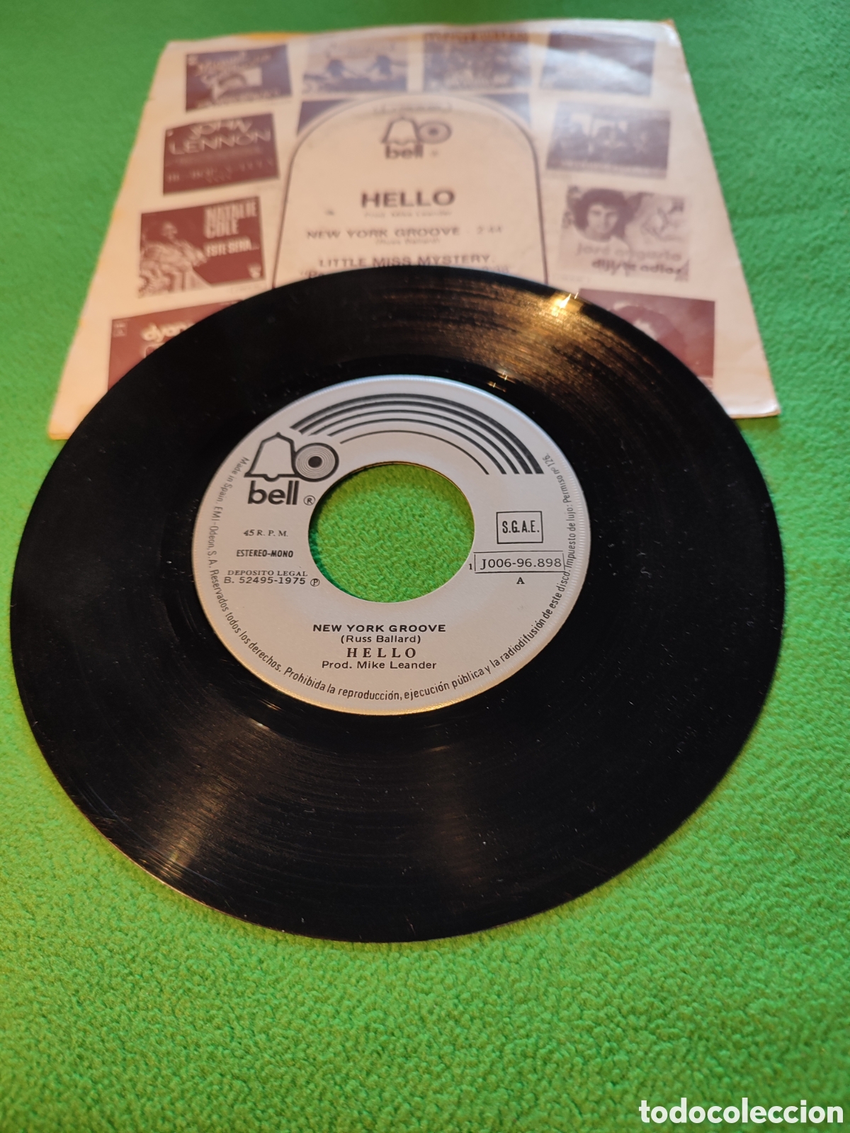 Discos de vinilo: Hello - New York groove - Foto 2
