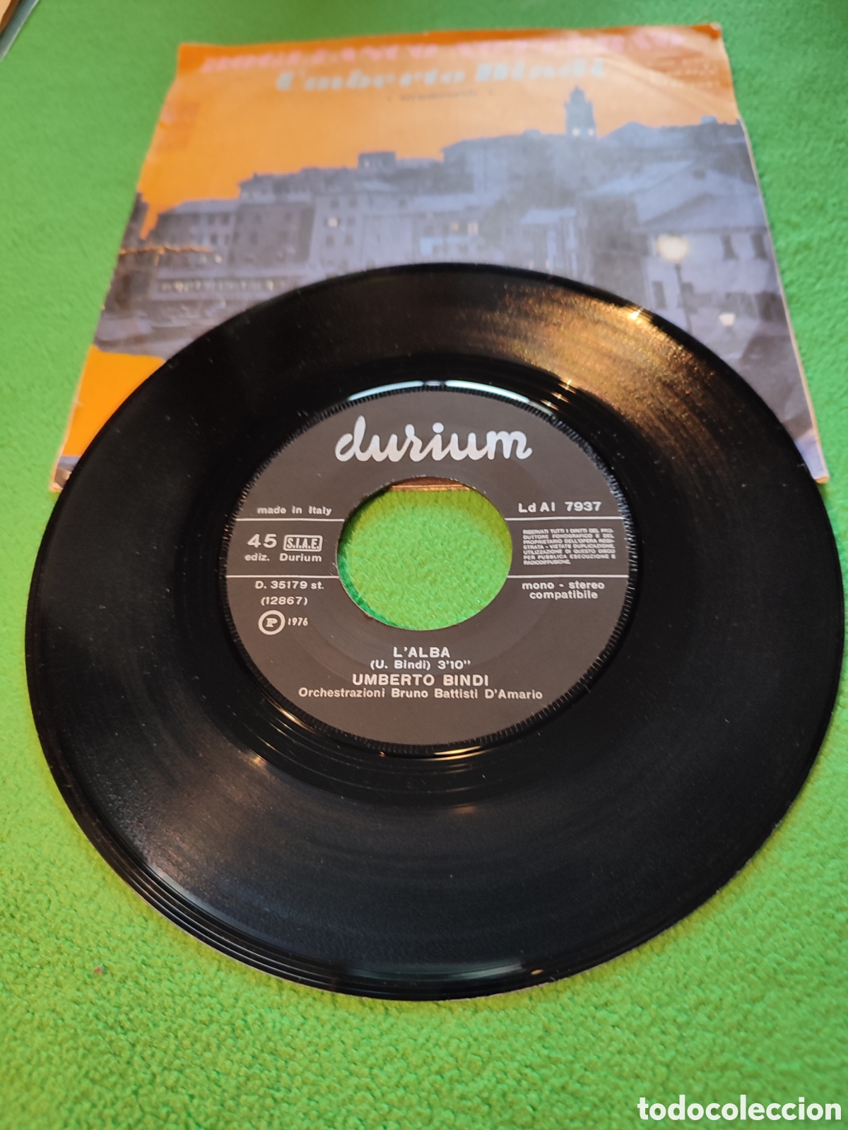 Discos de vinilo: Umberto Bindi - L alba Single Vinilo - Foto 2