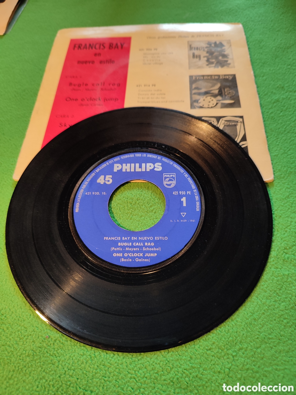 Discos de vinilo: Francis Bay - Bugle Call rag + 3 - Foto 2