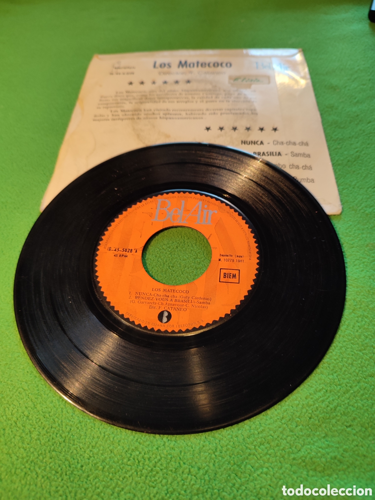 Discos de vinilo: Los Matecoco - Nunca + 3 - Foto 2