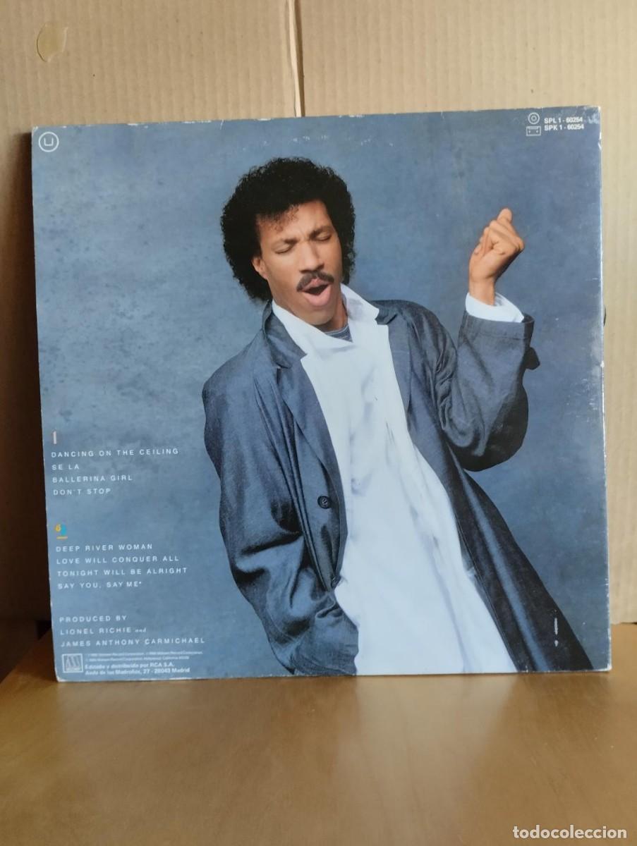 Discos de vinilo: LIONEL RICHIE ---- DANCING IN THE CEILING - Foto 2