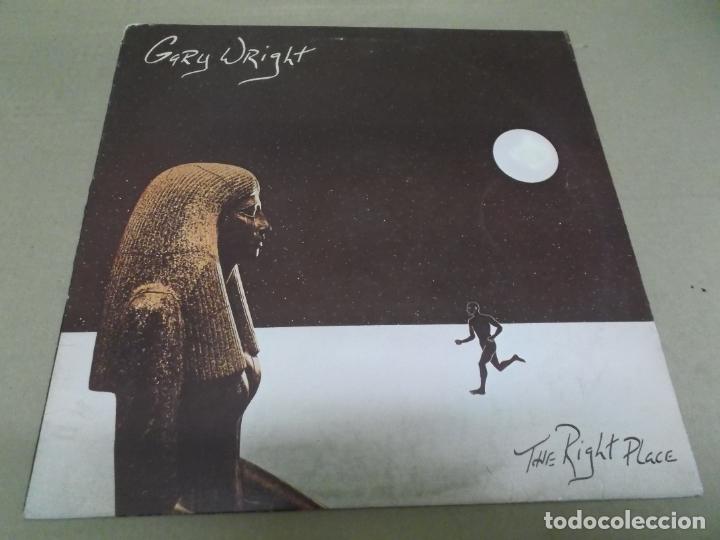 Discos de vinilo: GARY WRIGHT (LP) THE RIGHT PLACE A&Ntilde;O &ndash; 1981 &ndash; EDICION U.S.A. - Foto 1