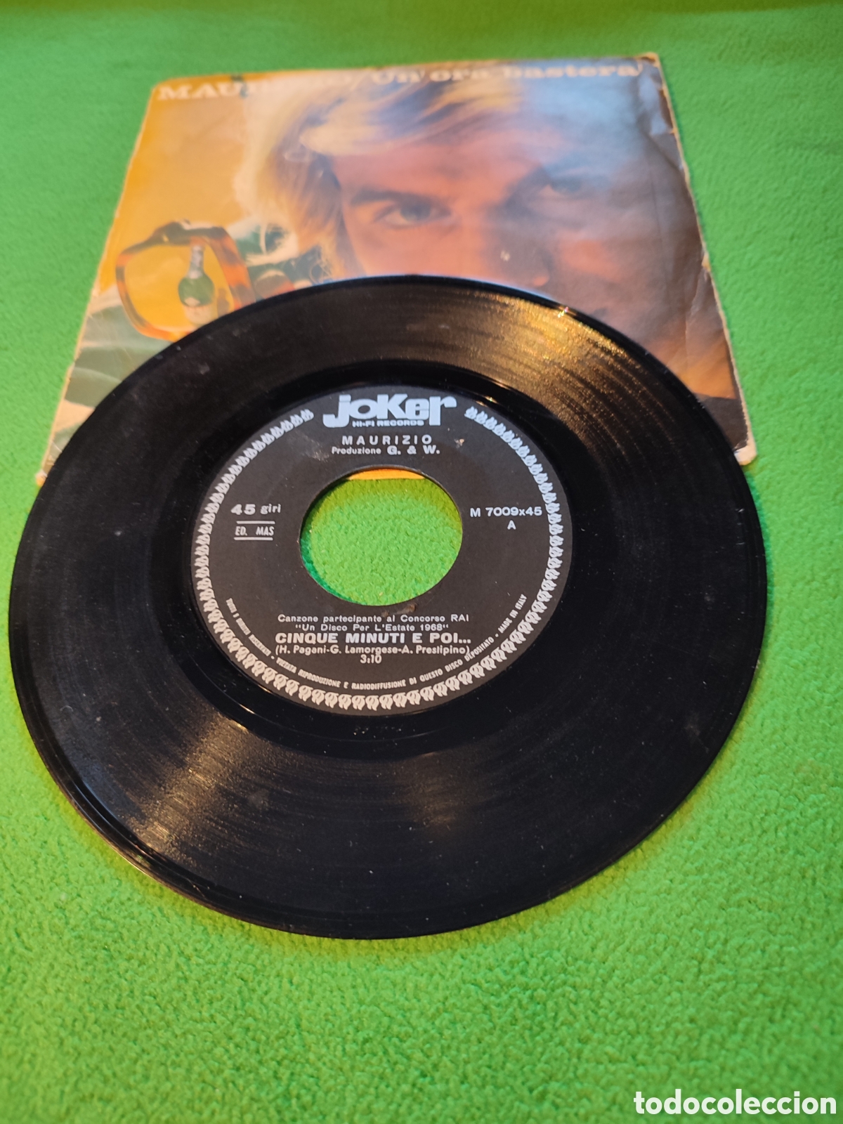 Discos de vinilo: Maurizio - Cinque minuti e poi - Foto 2