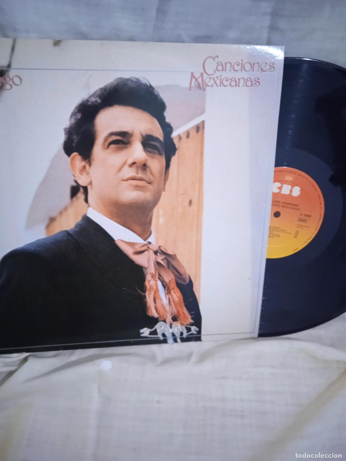 Disques de vinyle: **PLACIDO DOMIGO**CANCIONES MEXICANAS** REF.139 CBS 1982 OK DATO