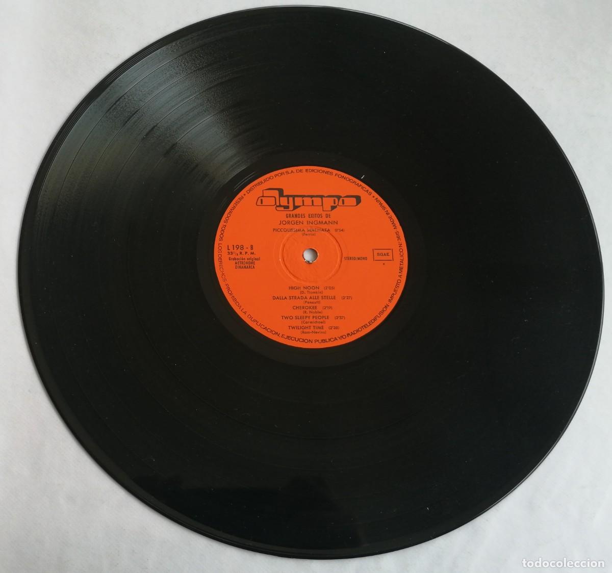 Discos de vinilo: J&ouml;rgen Ingmann, Grandes Exitos. Olympo L-198 - Foto 3