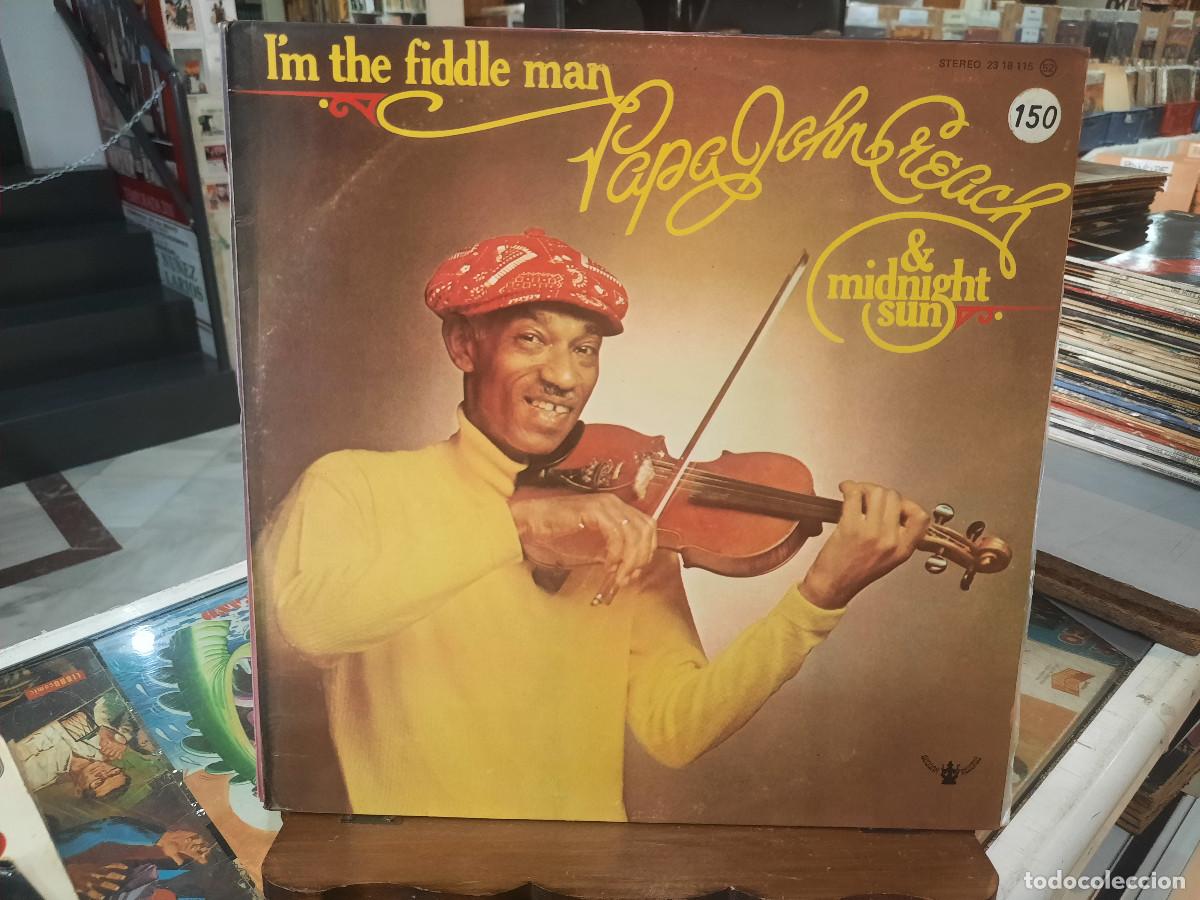 Discos de vinilo: Papa John Creach & The Midnight - I&acute;m the fiddleman - LP. sello Duddah Records 1975
