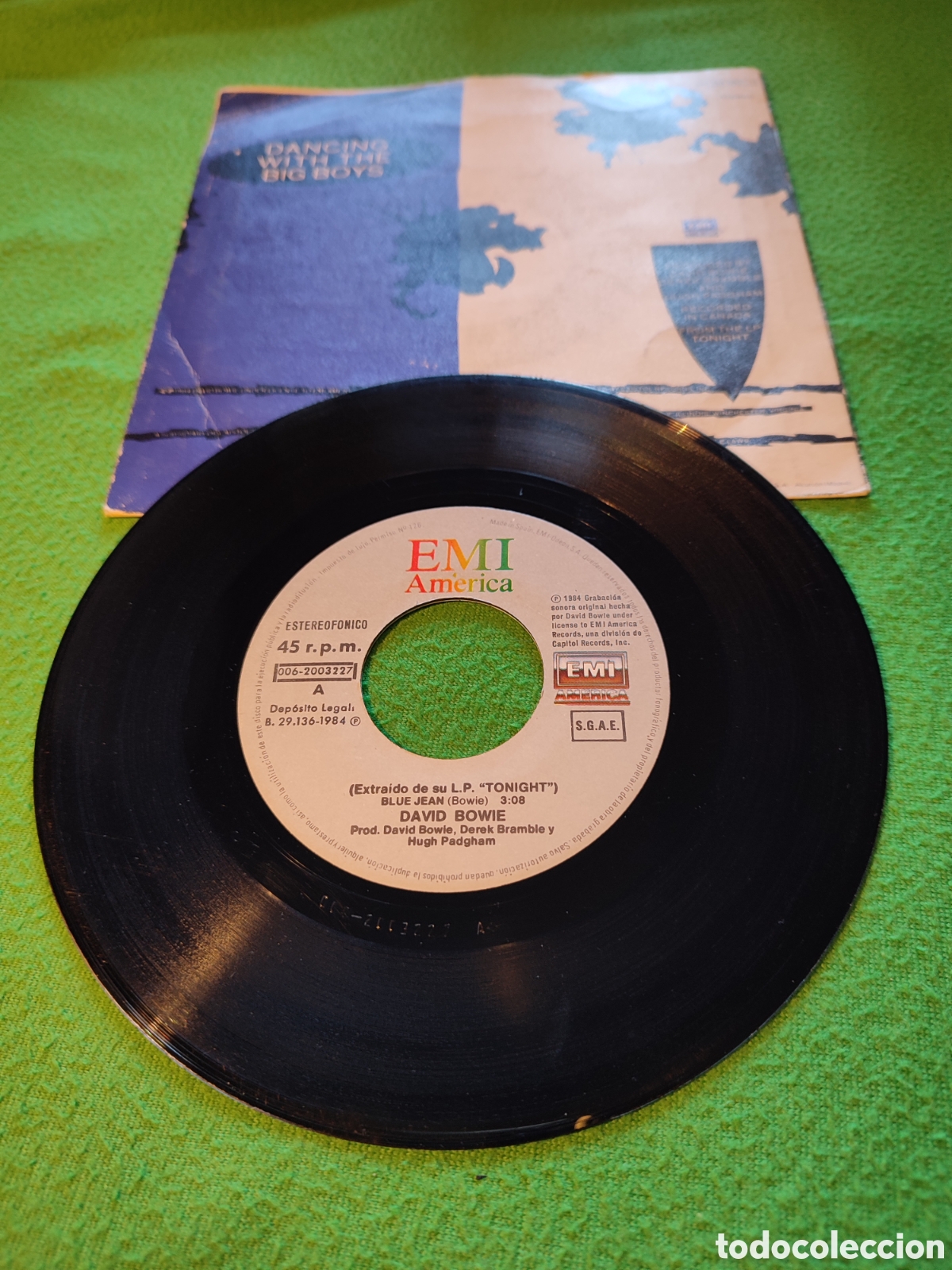 Discos de vinilo: David Bowie - Blue Jean - Foto 2