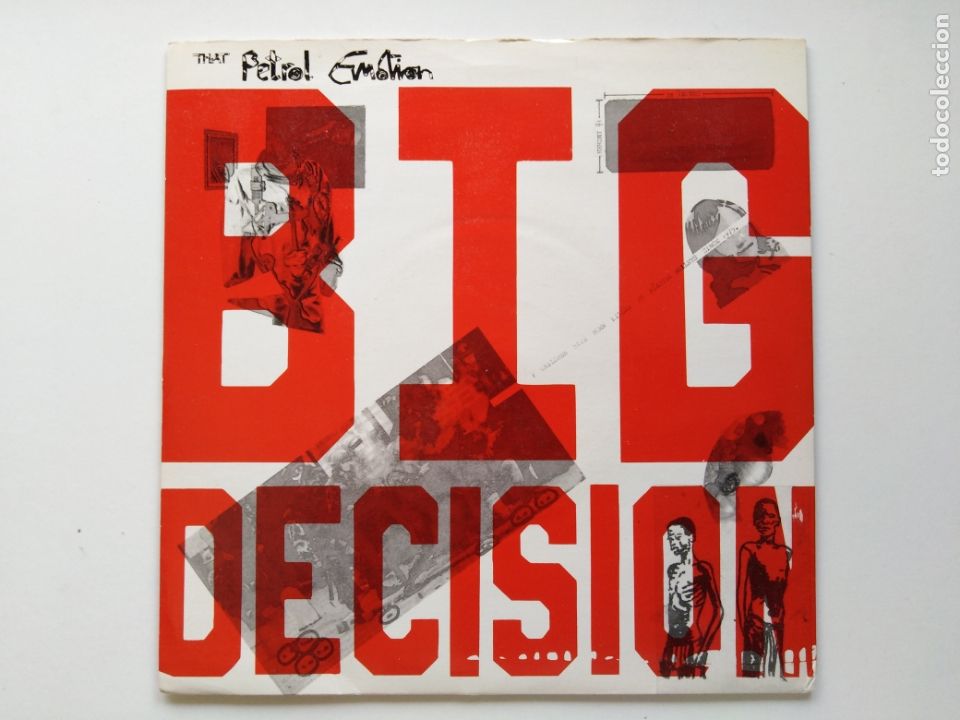 Disques de vinyle: That Petrol Emotion-Big Decision (7'' Single. Polydor 1987) Babble. Undertones. Roli Mosimann...