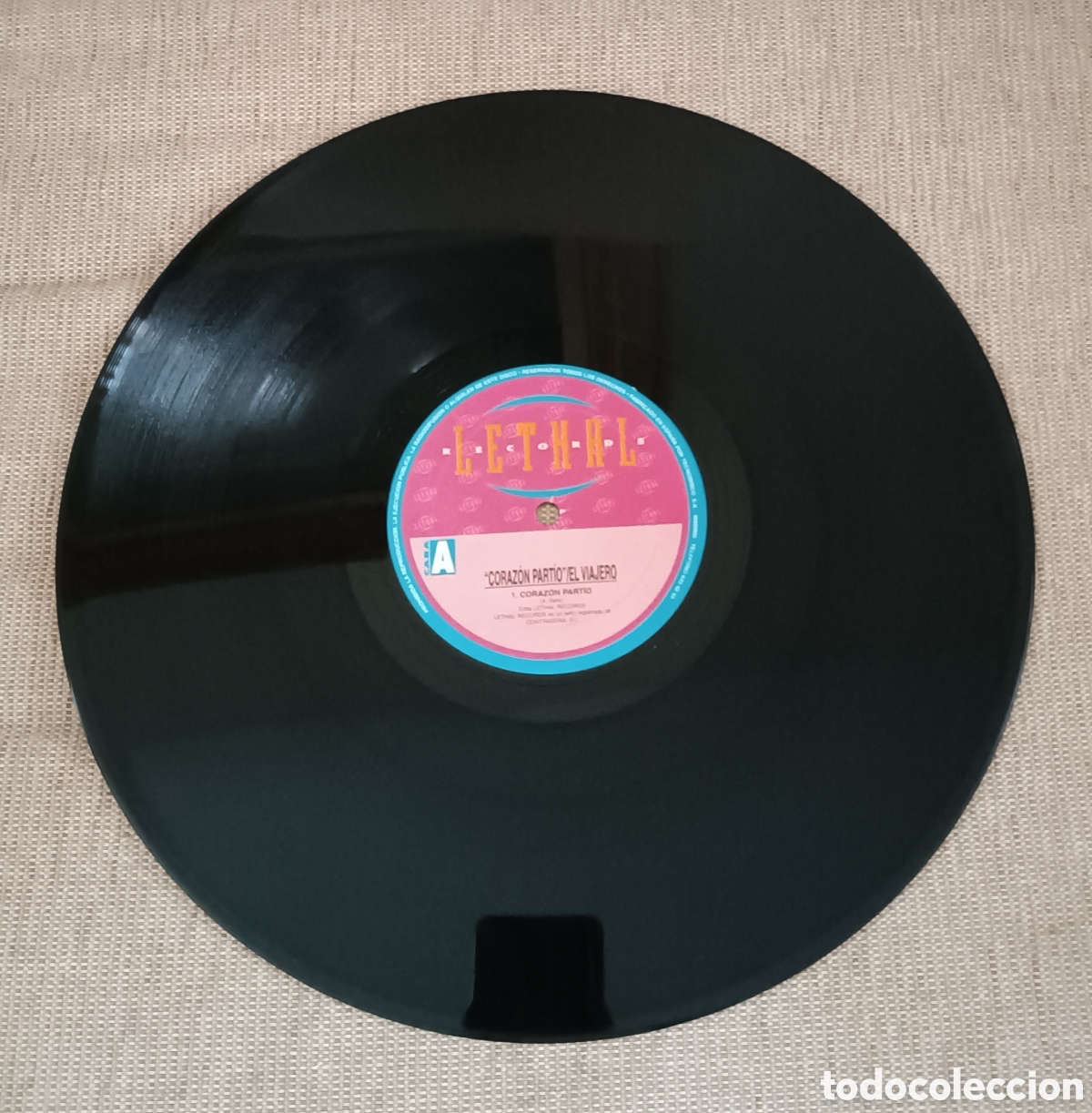 Discos de vinilo: CORAZ&Oacute;N PARTIO, El Viajero, Lethal Records, 1997. - Foto 3