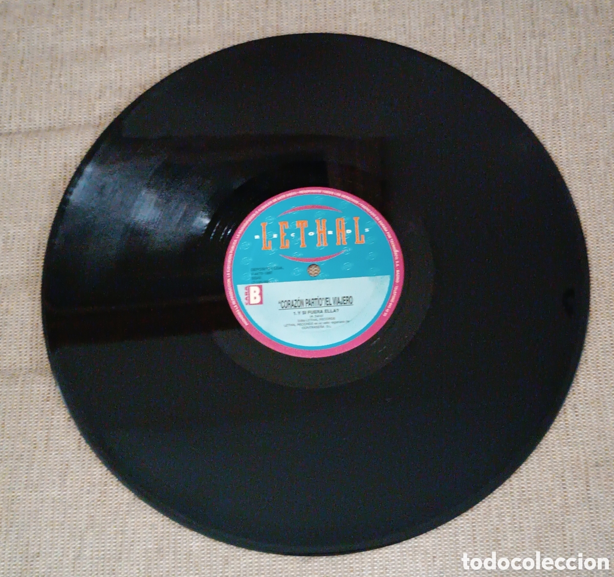Discos de vinilo: CORAZ&Oacute;N PARTIO, El Viajero, Lethal Records, 1997. - Foto 4