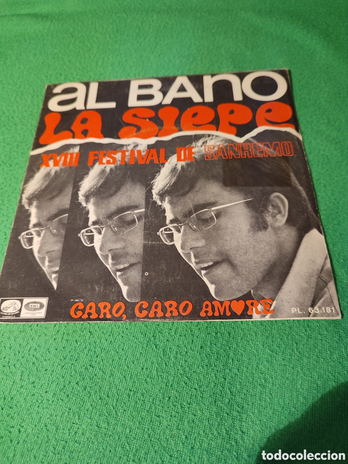 Discos de vinilo: Al Bano - La siepe single Espa&ntilde;ola - Foto 1