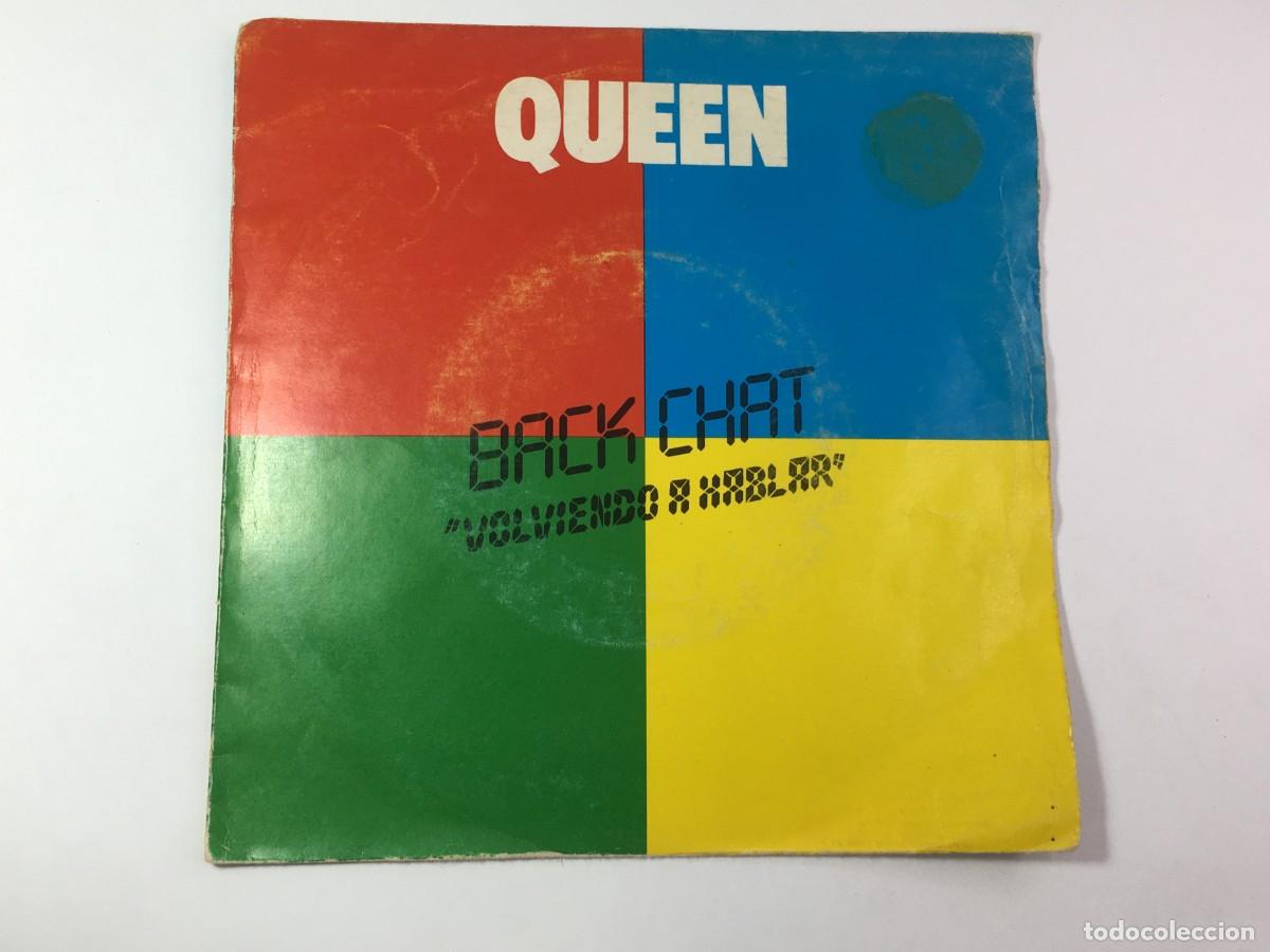 Discos de vinilo: QUEEN - BLACK CHAT / STAYING POWER - SINGLE VINILO - 1982 SPAIN - Foto 1
