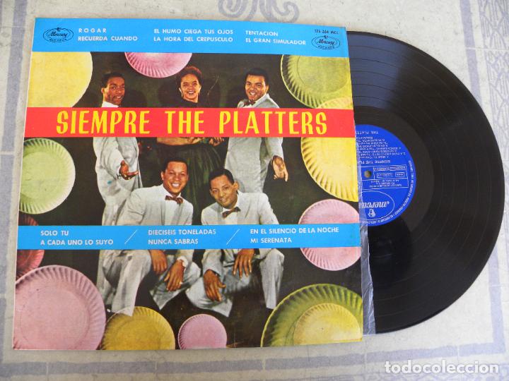Discos de vinilo: THE PLATTERS, SIEMPRE -LP 1962 MONO - Foto 1