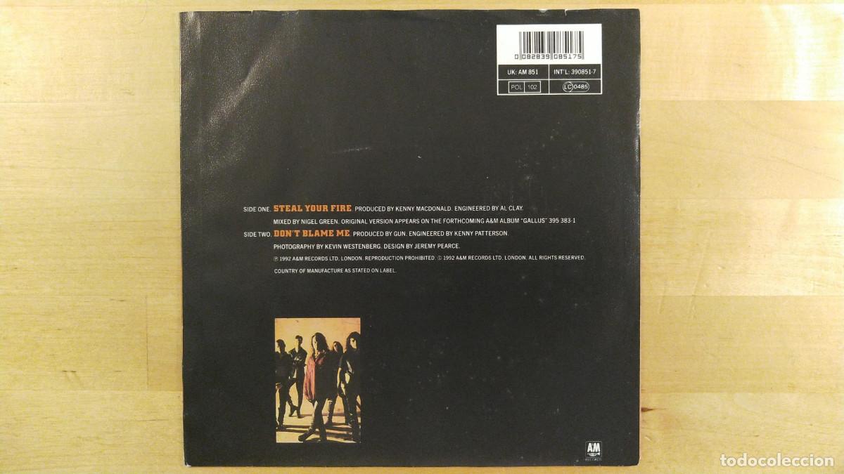 Discos de vinilo: Gun - Steal Your Fire - Foto 3