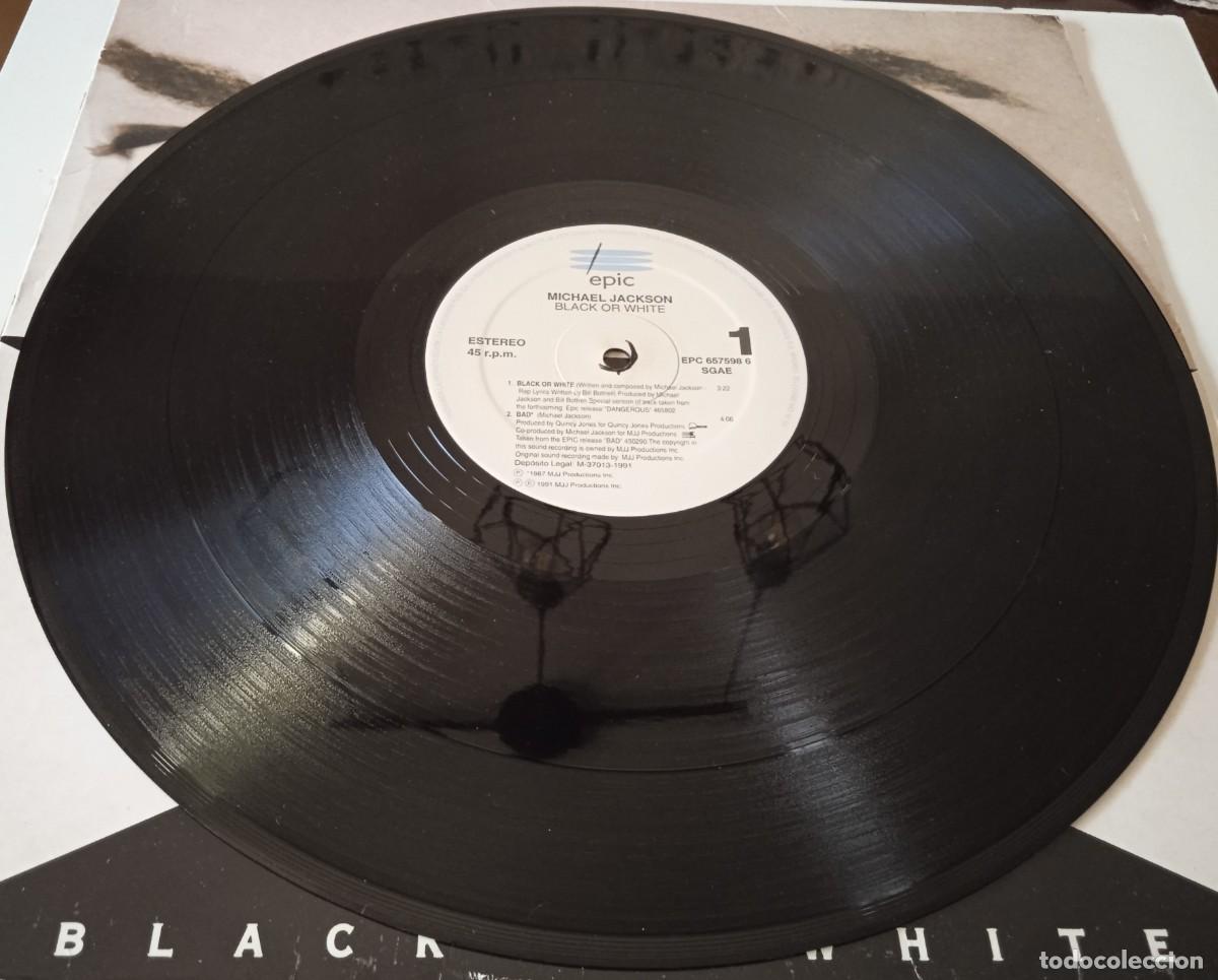 Discos de vinilo: Michael Jackson...Black Or White. (Epic 1991 ) Spain. Synth-pop, Disco. - Foto 3
