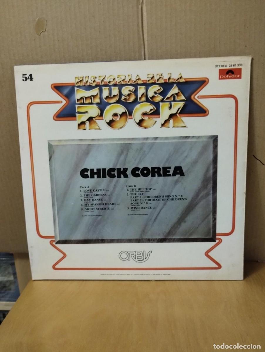 Discos de vinilo: HISTORIA DE LA MUSICA ROCK ---- CHICK COREA - Foto 2