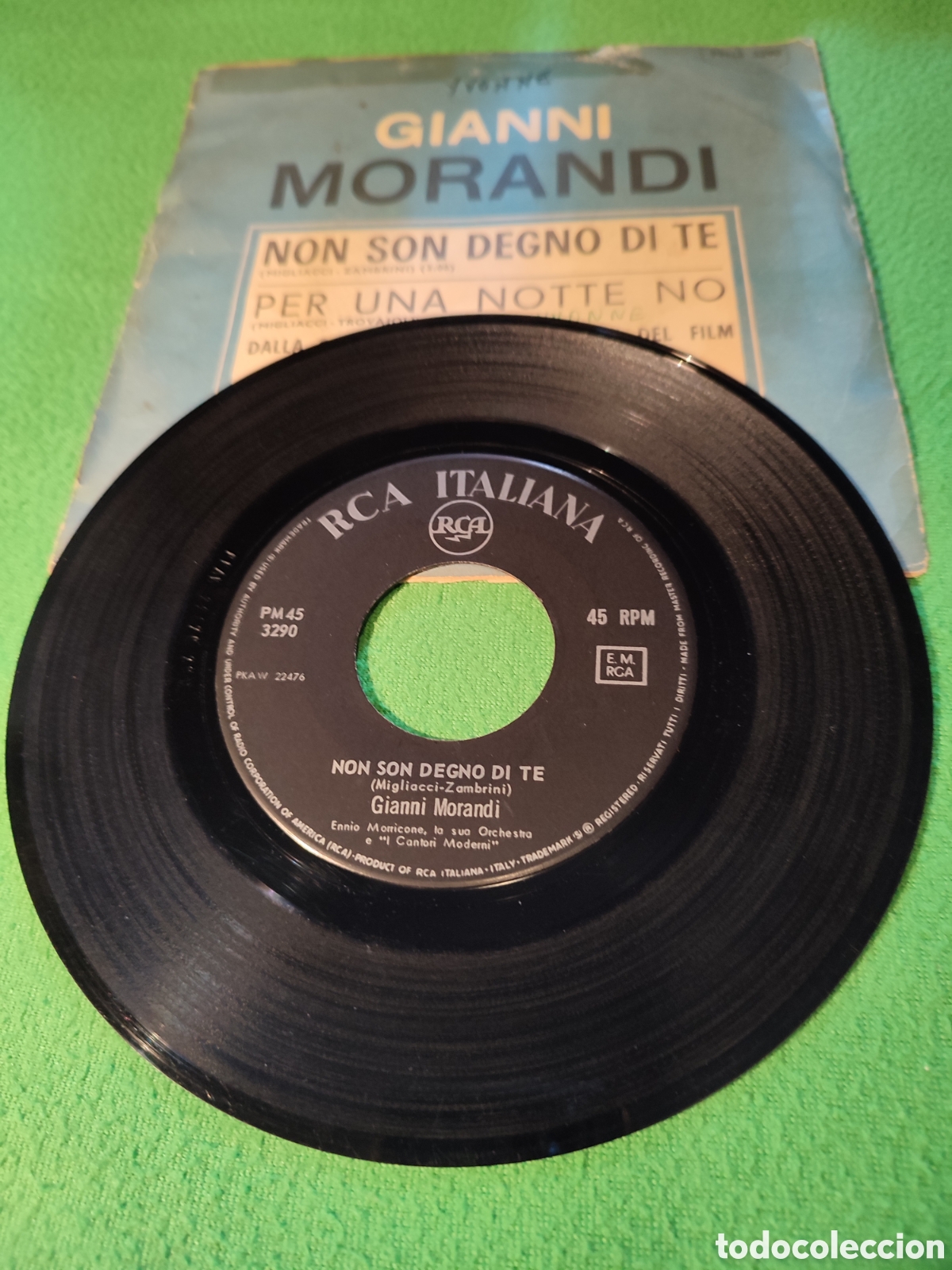 Discos de vinilo: Gianni Morandi - Non son degno di te - Foto 2