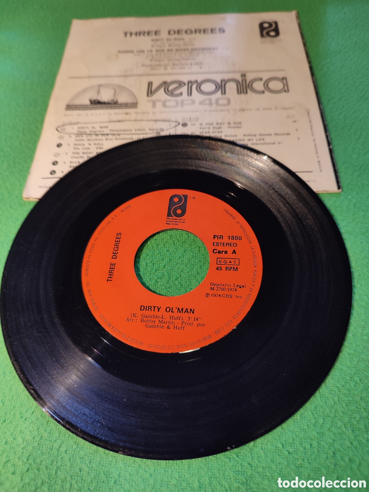 Discos de vinilo: Three Degrees - Dirty Olman - Foto 2