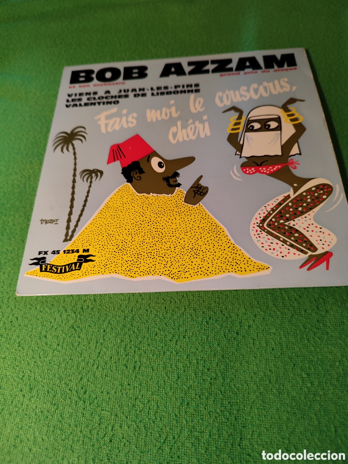 Discos de vinilo: Bob Azzam - Fais moi le Couscous cheri + 3 - Foto 1