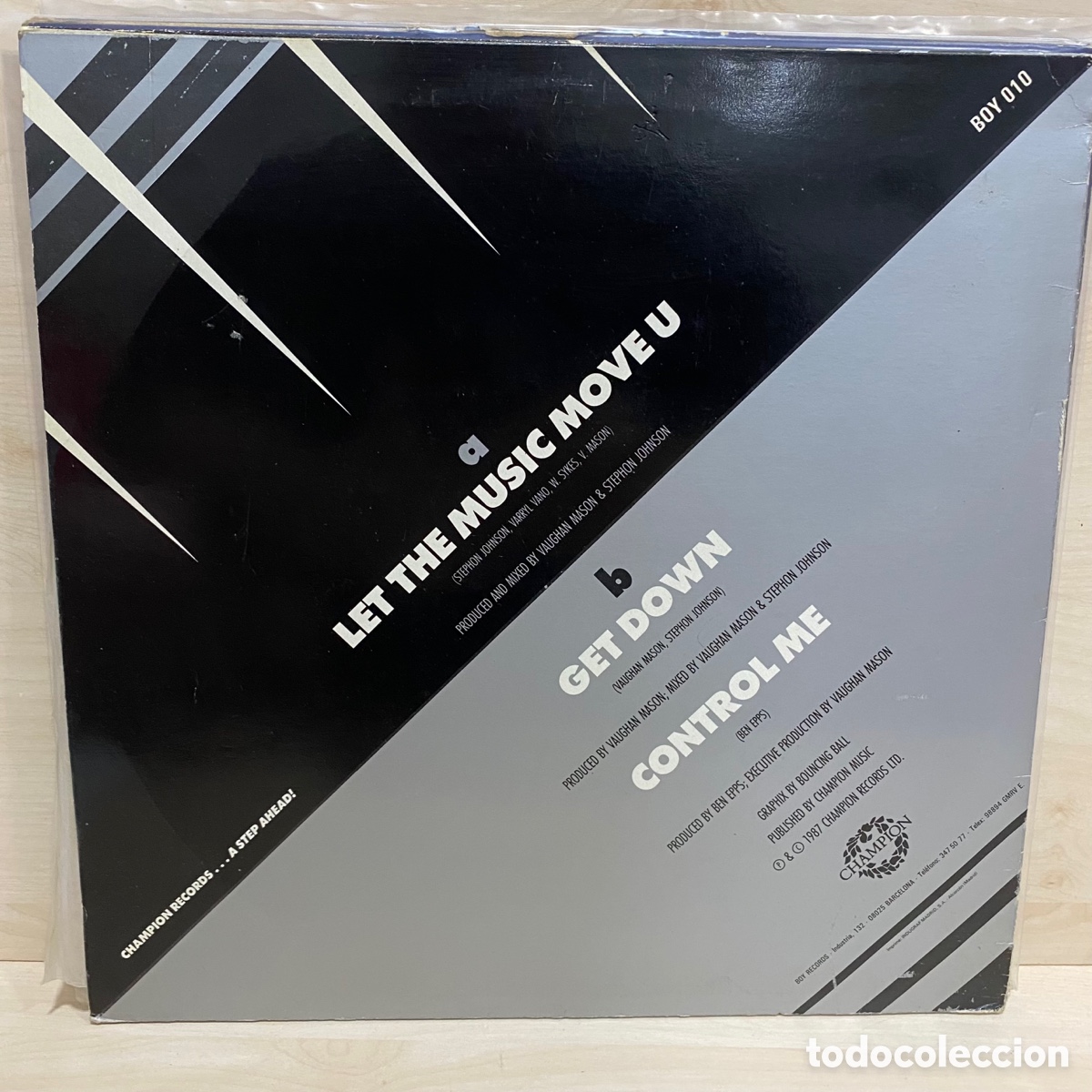 Discos de vinilo: Raze - Let The Music Move U (12&rdquo;) - Foto 2