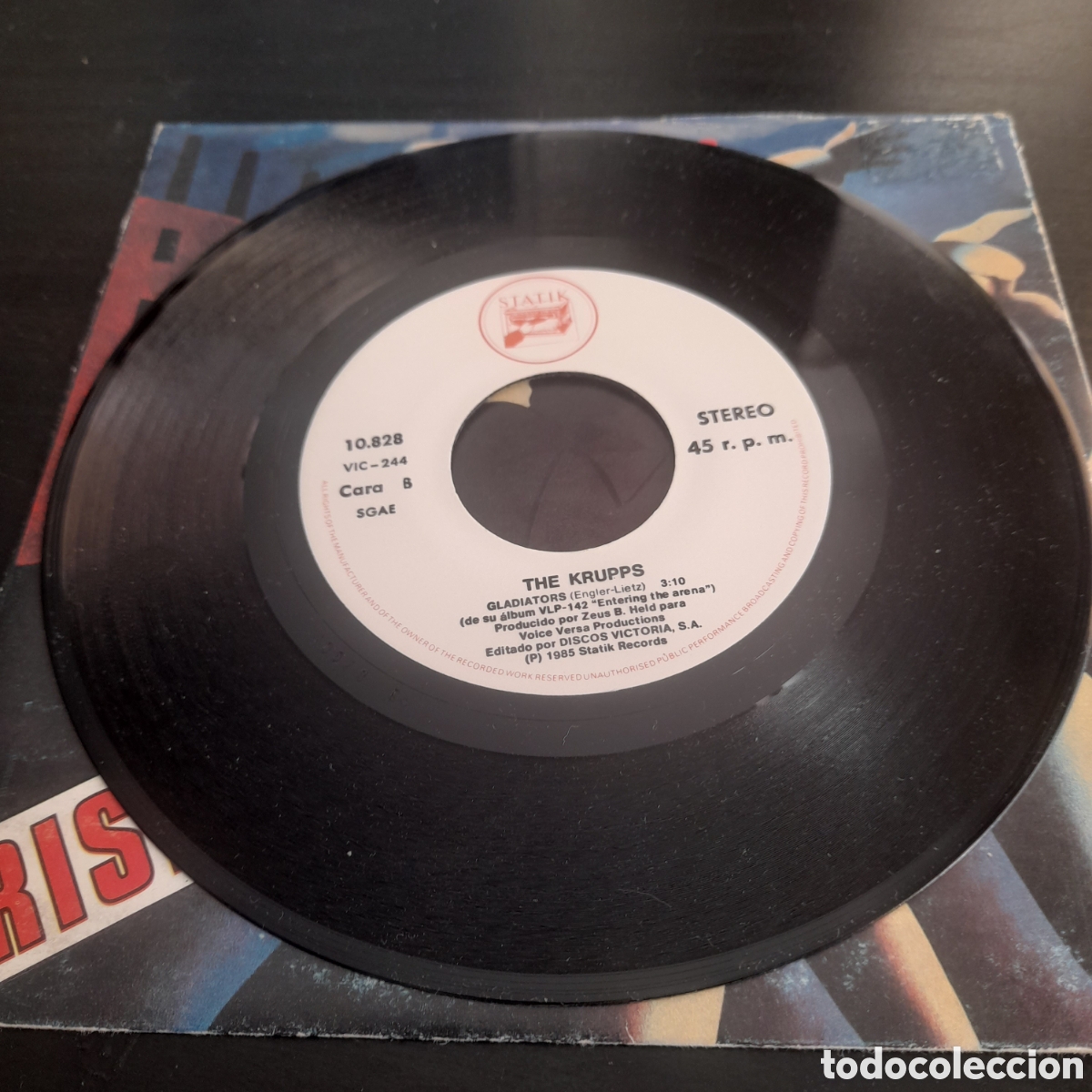 Discos de vinilo: The Krupps &ndash; Risk. Vinilo, 7&rdquo;, Single 1985 Espa&ntilde;a - Foto 4