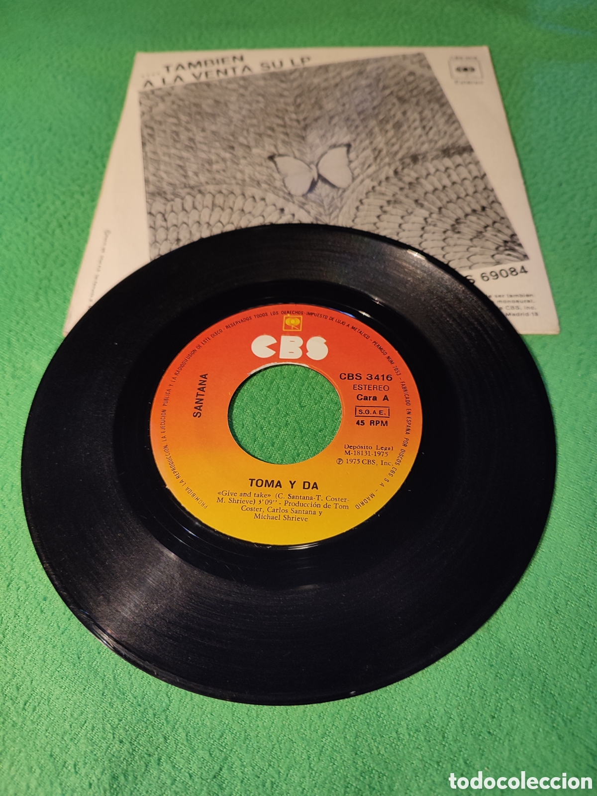 Discos de vinilo: Santana - Toma y da - Foto 2