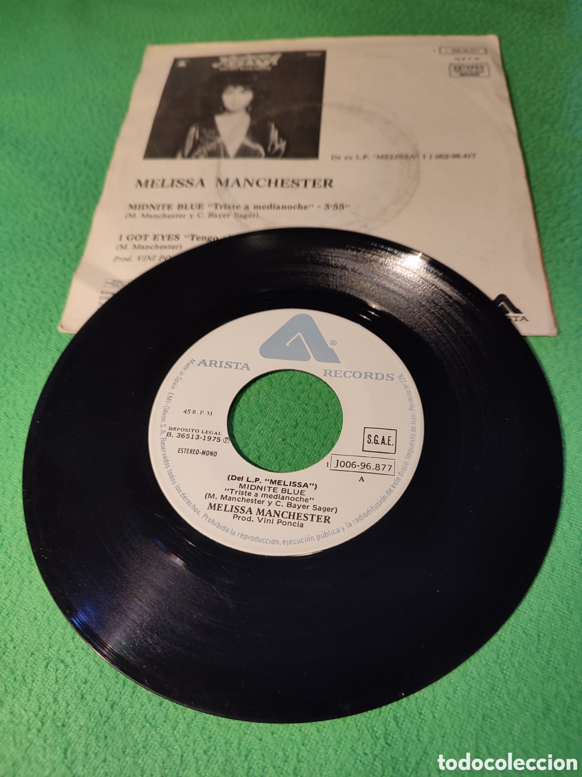 Discos de vinilo: Melissa Manchester - Midnite blue - Foto 2