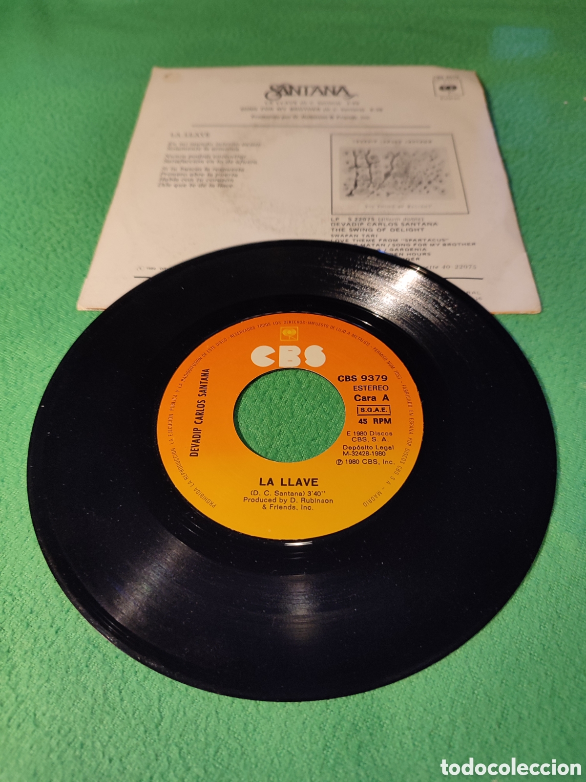 Discos de vinilo: Devadip Carlos Santana - La llave - Foto 2