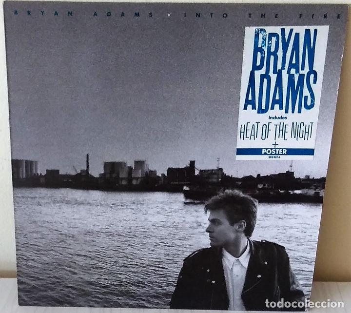 Discos de vinilo: BRYAN ADAMS - INTO THE FIRE A M - 1987 SIN POSTER - Foto 1