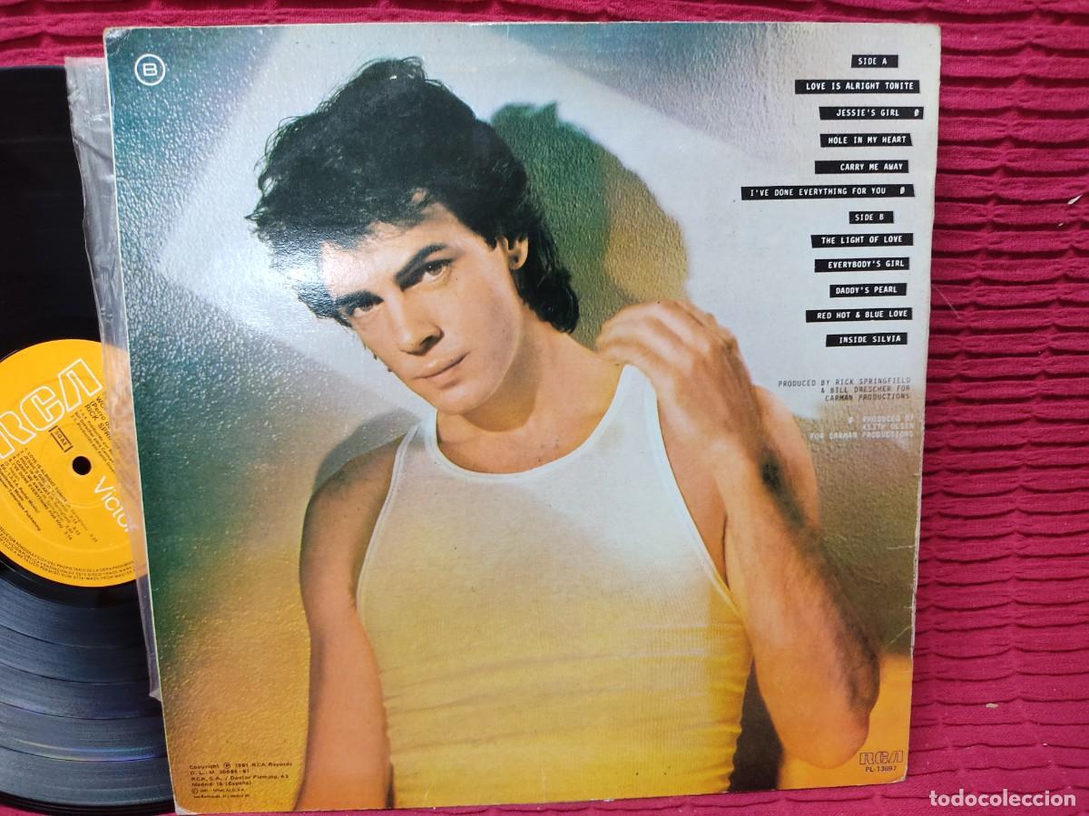 Discos de vinilo: RICK SPRINGFIELD (LP) WORKING CLASS DOG A&Ntilde;O 1981 - Foto 3