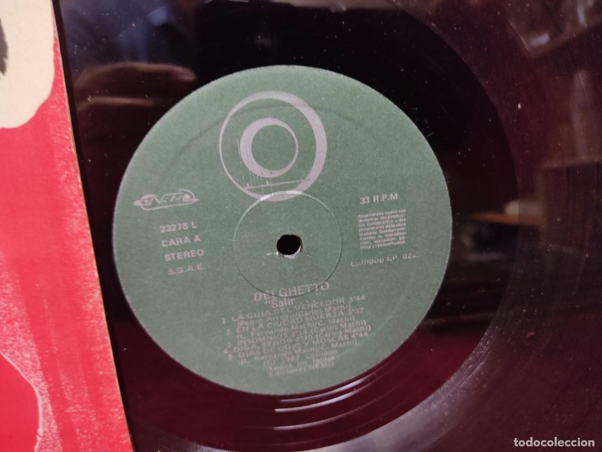 Discos de vinilo: DELGHETTO - SALIR - LP - Foto 2