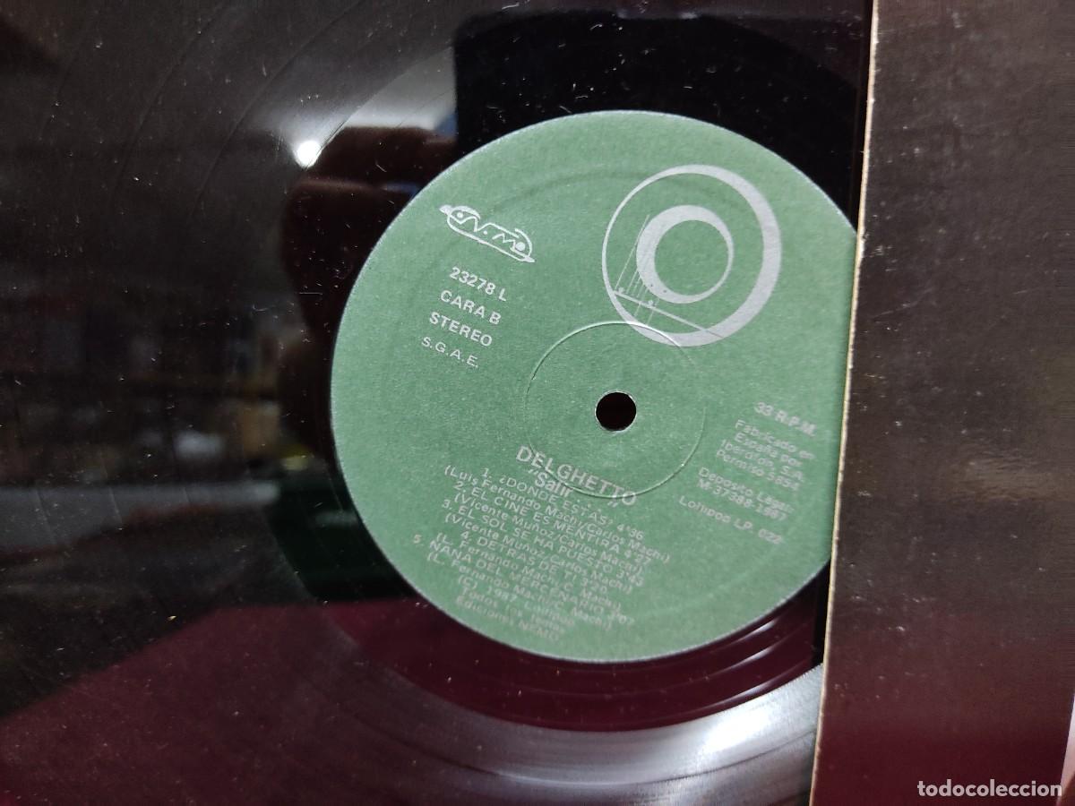 Discos de vinilo: DELGHETTO - SALIR - LP - Foto 4
