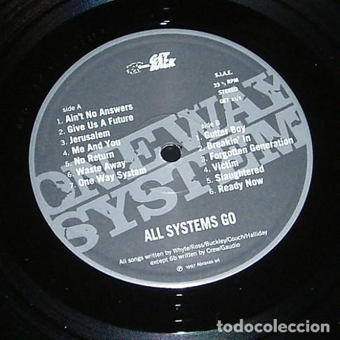 Discos de vinilo: One Way System &lrm;&ndash; All Systems Go - LP - Get Back (2007) - Foto 4