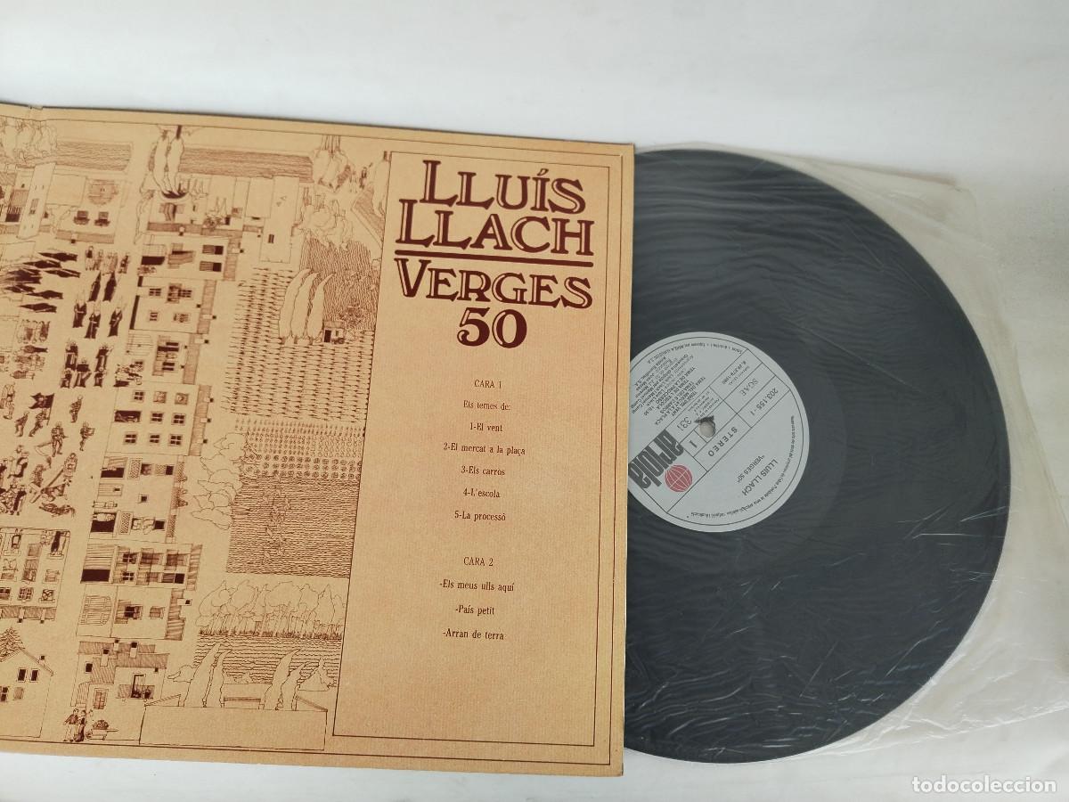 Discos de vinilo: DISCO VINILO LLUIS LLACH : Verges 50. - Foto 2