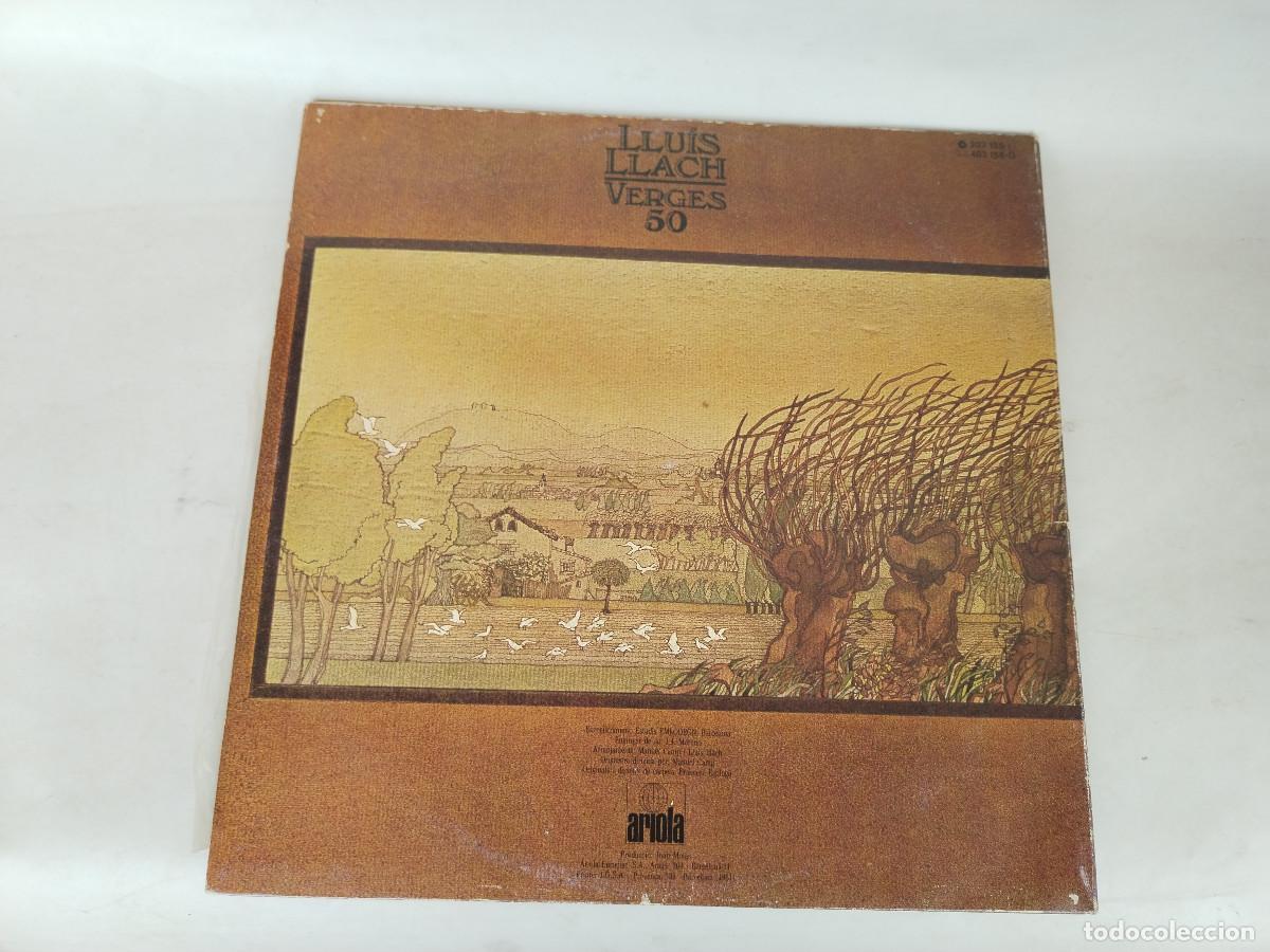 Discos de vinilo: DISCO VINILO LLUIS LLACH : Verges 50. - Foto 3