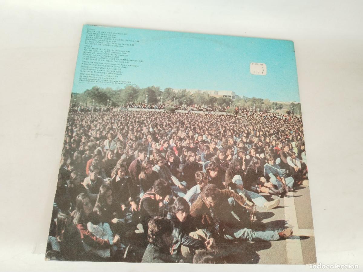 Discos de vinilo: Disco de vinilo L. P. de Raimon, Campus de Bellaterra - Foto 3