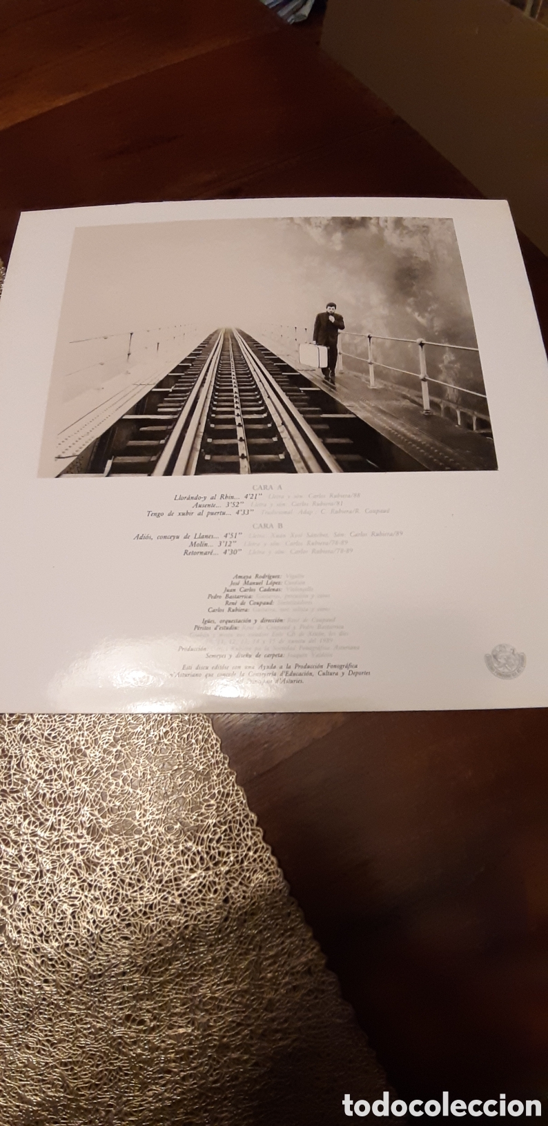 Discos de vinilo: Emigrantes. Carlos rubiera 5 - Foto 2