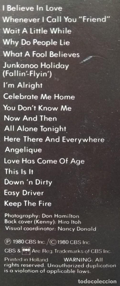 Discos de vinilo: KENNY LOGGINS ALIVE. - Foto 4