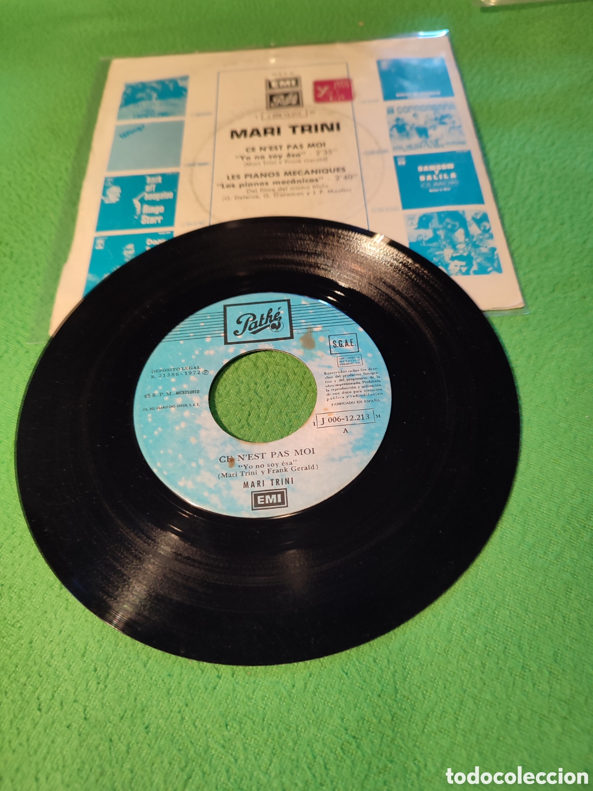 Discos de vinilo: Mari Trini - Ce nest pas moi - Foto 2