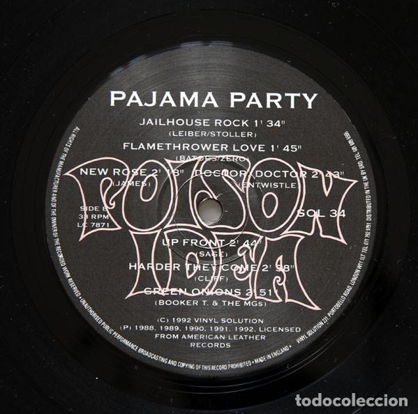 Discos de vinilo: Poison Idea &ndash; Pajama Party - LP - 1992 - Vinyl Solution &ndash; SOL 034 - Foto 6