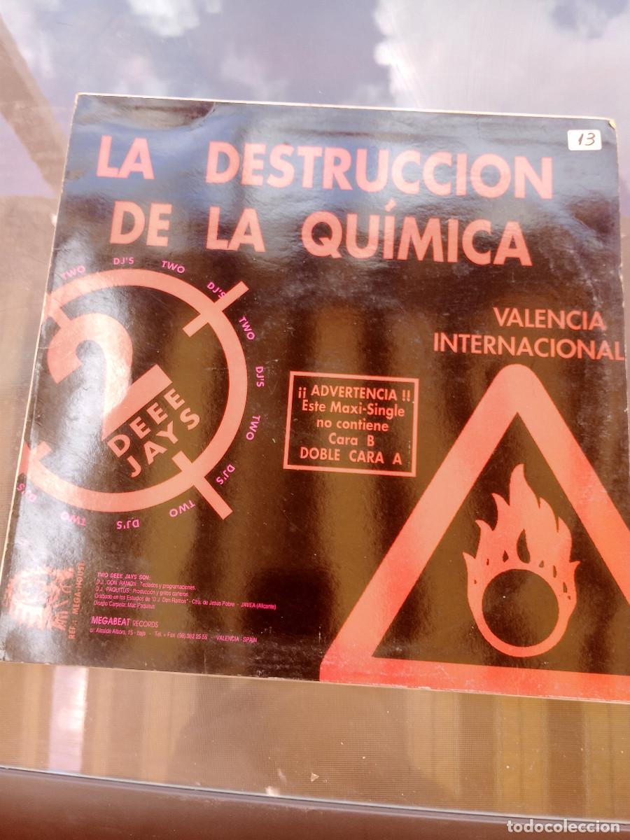 Discos de vinilo: TWO DEE JAYS / LA DESTRUCCION DE LA QUIMICA - Foto 1