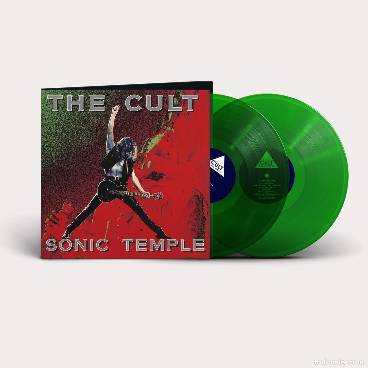 Discos de vinilo: 2LP THE CULT SONIC TEMPLE VINILO VERDE - Foto 2