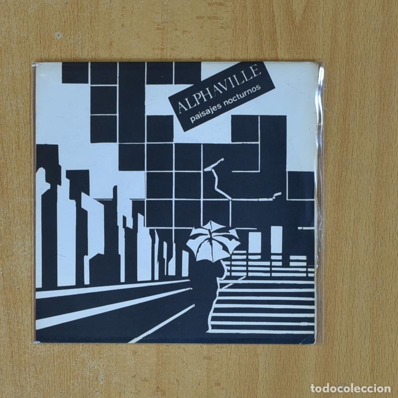 Discos de vinilo: ALPHAVILLE - PAISAJES NOCTURNOS - CON 2 INSERT SINGLE - Foto 1
