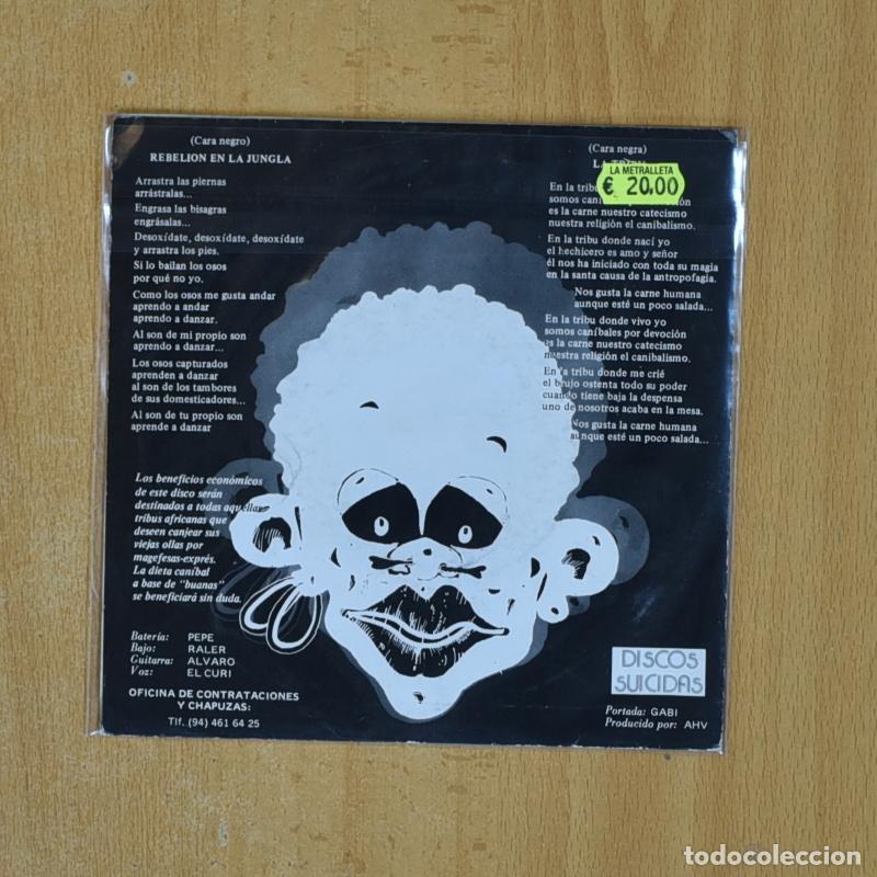 Discos de vinilo: AHV - REBELION EN LA JUNGLA - SINGLE - Foto 2